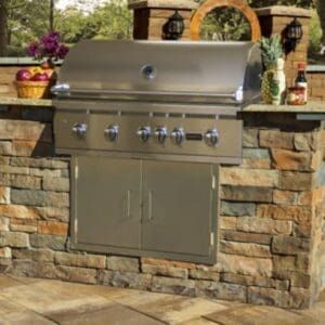 Cambridge - Fully-Assembled Stone Veneer Grill Island