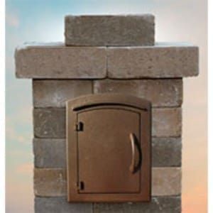 Cambridge - Pre-Packaged Olde English Wall Column Mailbox Kit