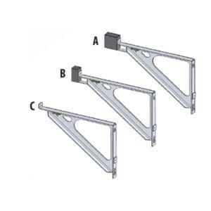 4 Seasons - Light Aluminum or Steel 24" Scaffolding Brackets