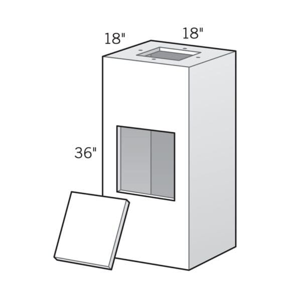 Kindred Outdoors & Surrounds - Column with End Cap