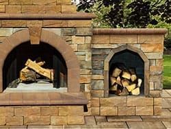 Cambridge - Stone Veneer Firewood Box Extension
