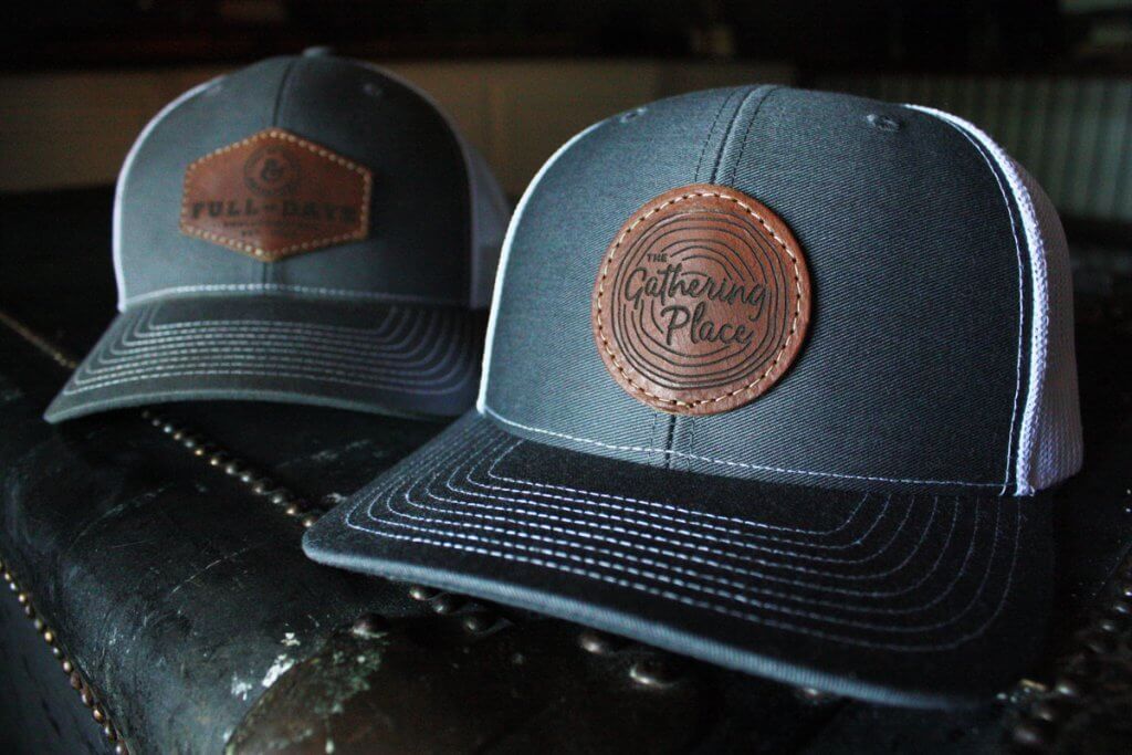 Leather patches for hats